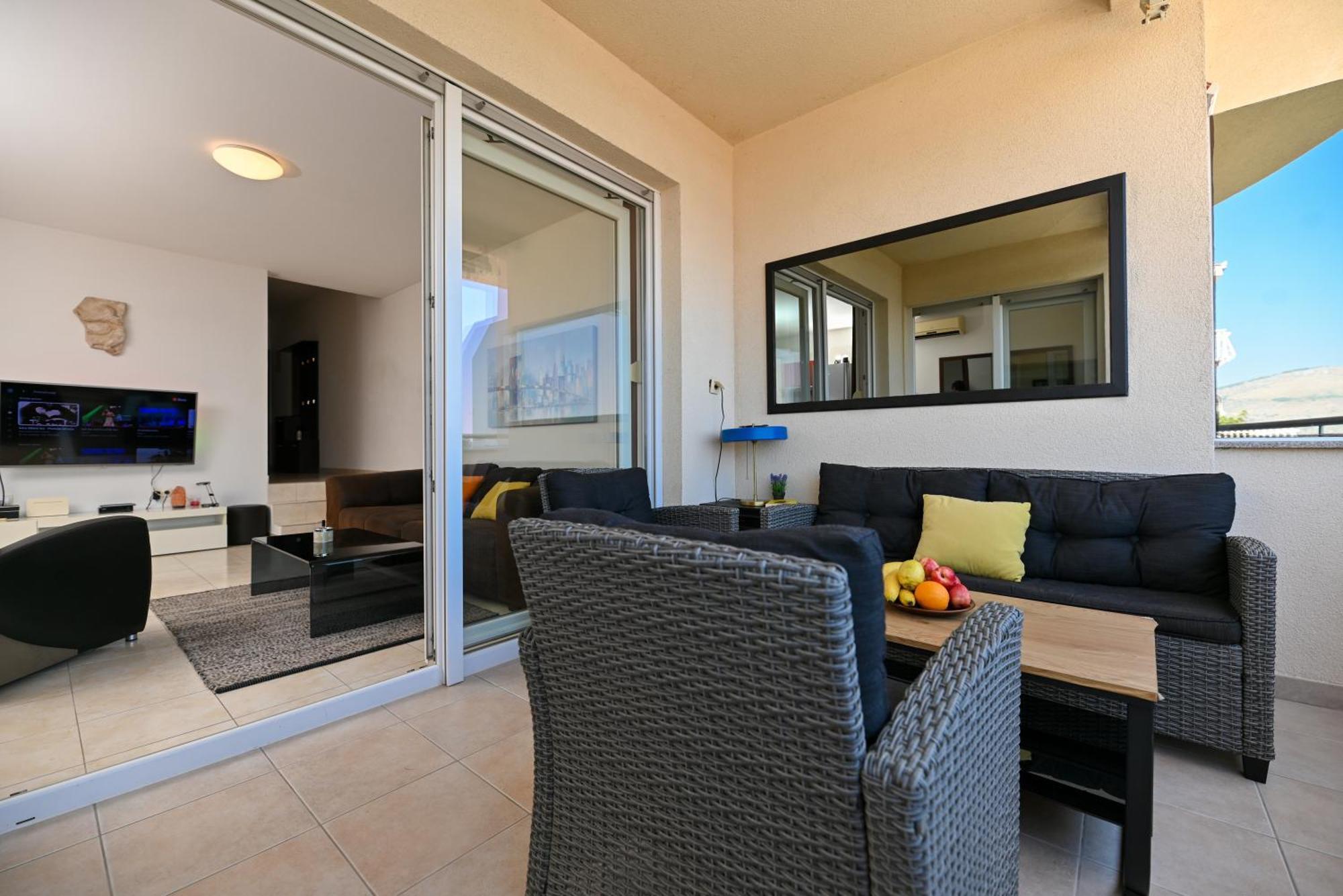 Sunny Place With Sea View Trogir Exterior photo